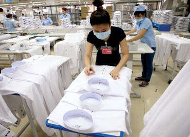 Gia công hàng may mặc